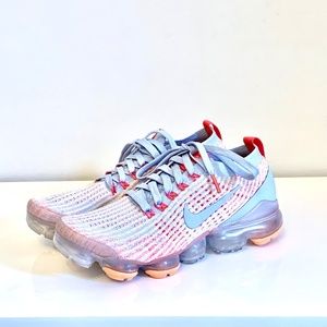 Nike Air Vapormax Flyknit 3 'Hydrogen Blue Orange Pulse' Size 7